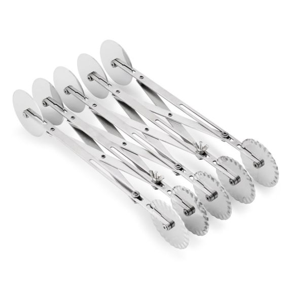 Нож роликовый для теста раздвижной, двойной, нержавейка, P.L. Proff Cuisine