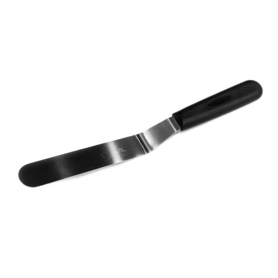 Нож-лопатка кондитерская металлическая с пластиковой ручкой, изогнутая, 25 см, P.L. Proff Cuisine
