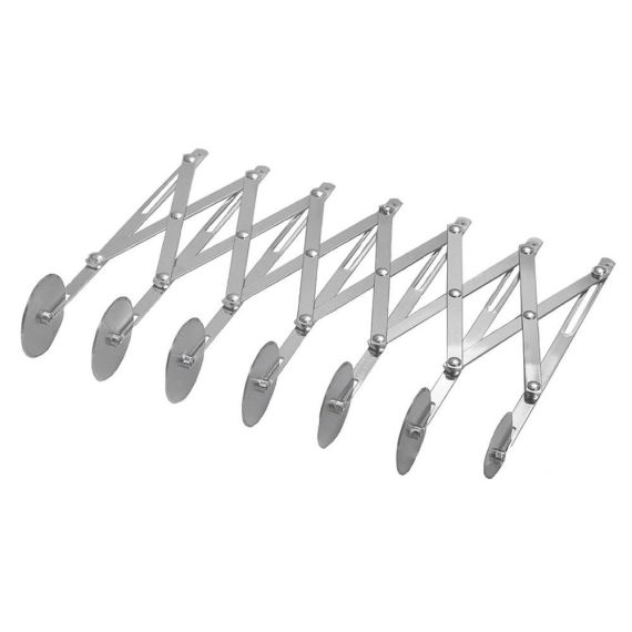 Нож роликовый для теста раздвижной, 7 лезвий, нержавейка, P.L. Proff Cuisine