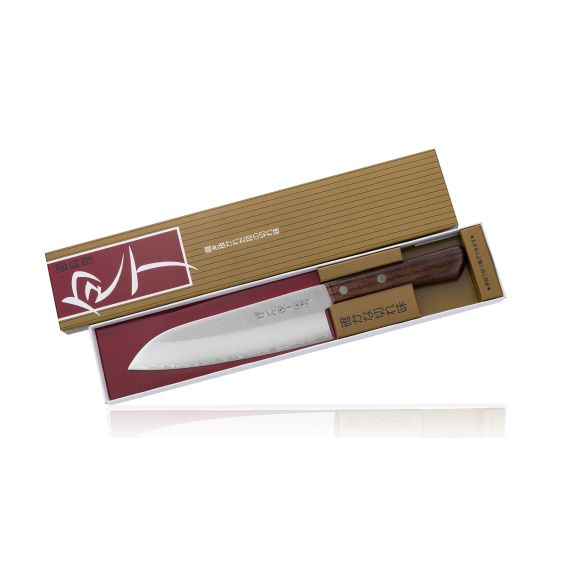 Кухонный нож-шеф японский Сантоку, Kanetsugu, изображение 3