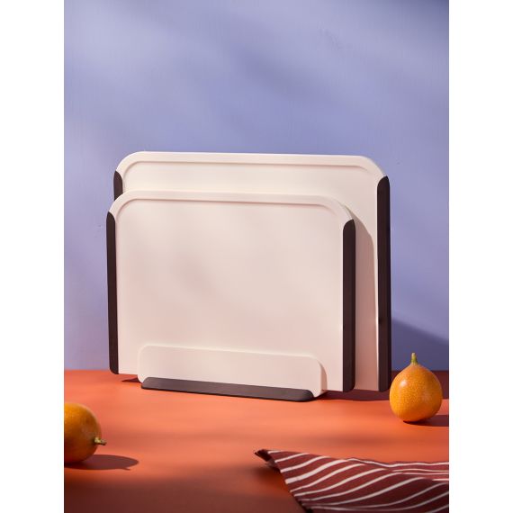 Доска разделочная SmartChef, 40х31 см, бежевая/бордовая, Smart Solutions, изображение 3