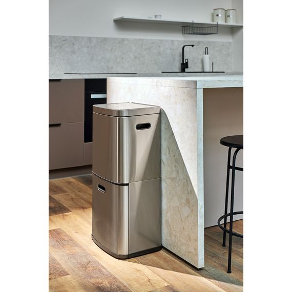 Контейнер мусорный с 2-мя отделениями Smart Bin, сенсорный, 60 л, Smart Solutions, изображение 5