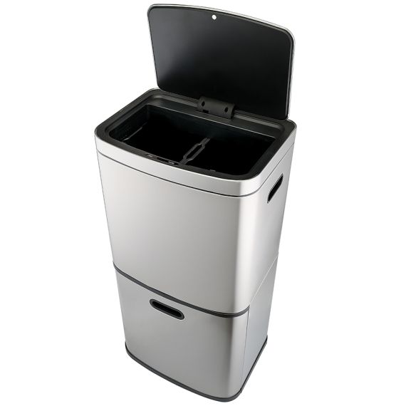 Контейнер мусорный с 2-мя отделениями Smart Bin, сенсорный, 60 л, Smart Solutions, изображение 13