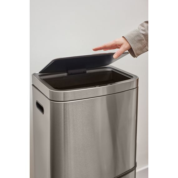 Контейнер мусорный с 2-мя отделениями Smart Bin, сенсорный, 60 л, Smart Solutions, изображение 8