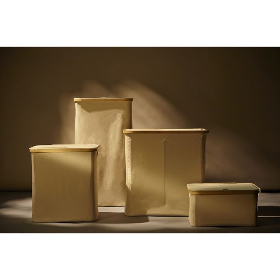 Корзина для белья Neat Tall, 41х35х74 см, молочная, Smart Solutions, изображение 5