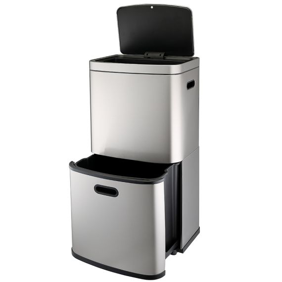 Контейнер мусорный с 2-мя отделениями Smart Bin, сенсорный, 60 л, Smart Solutions, изображение 12