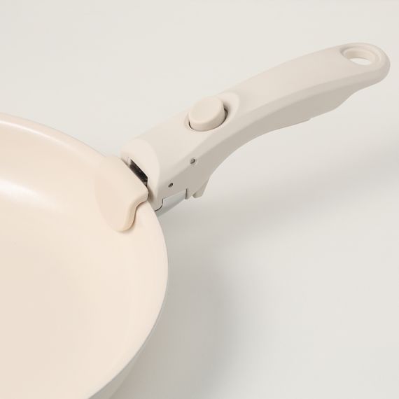 Сковорода с крышкой и съемной ручкой Smart Ceramic, ?20 см, Smart Solutions, изображение 6