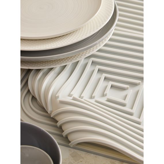Коврик для сушки посуды Dry Flex, 34,5х31,5 см, графит, Smart Solutions, изображение 5