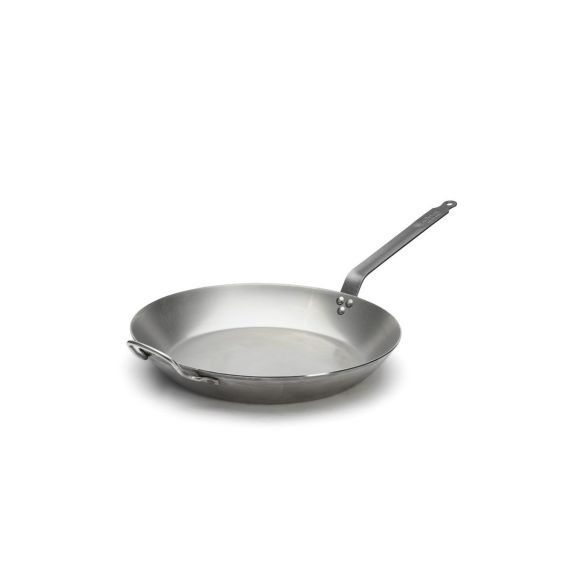 Сковорода для индукционных плит 1,8 л, d=26 см, h=4,5 см, белая сталь, серия White steel Сarbone plus, De Buyer, изображение 4
