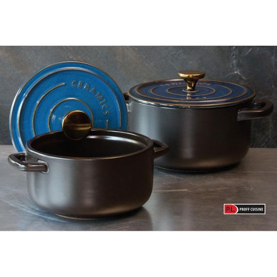 Кастрюля с крышкой 6 л, фарфор, серия "New Kitchen", P.L. Proff Cuisine, изображение 2