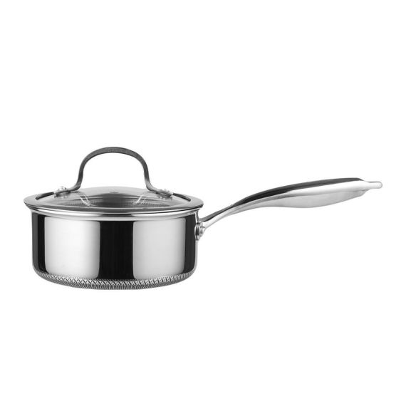 Сотейник с крышкой 2.7 л, 20/18,5*9 см, серия New Kitchen, трехслойная сталь, P.L. Proff Cuisine, изображение 5