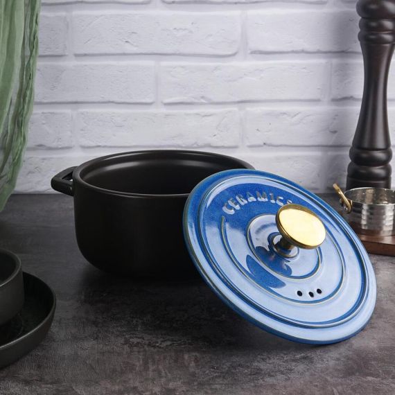 Кастрюля с крышкой 2,8 л, фарфор, серия "New Kitchen", P.L. Proff Cuisine, изображение 6