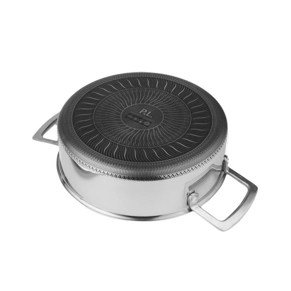 Кастрюля с крышкой 4,7 л, 28/25,5*15,5 см, серия New Kitchen Honeycombs, трехслойная сталь, P.L. Proff Cuisine, изображение 4