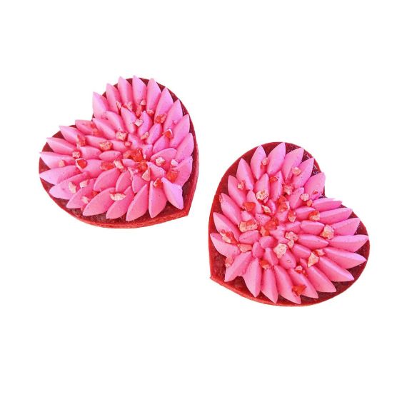 Форма кондитерская "Сердце", d=19 см, h=4 см, нержавеющая сталь, De Buyer, изображение 2
