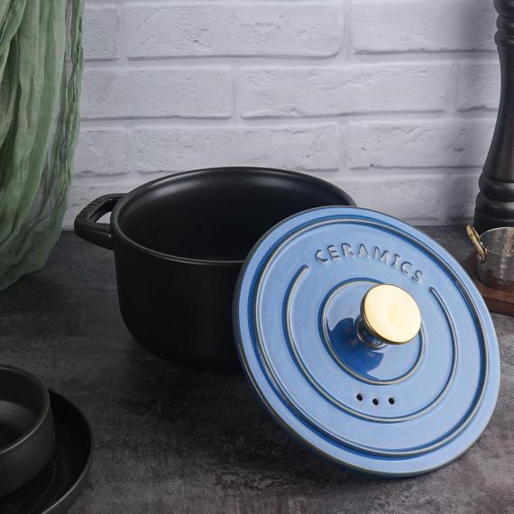 Кастрюля с крышкой 4,5 л, фарфор, серия "New Kitchen", P.L. Proff Cuisine, изображение 5