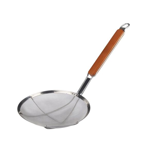 Шумовка сетчатая с деревянной ручкой 50 см, d 22.5 см, P.L. Proff Cuisine