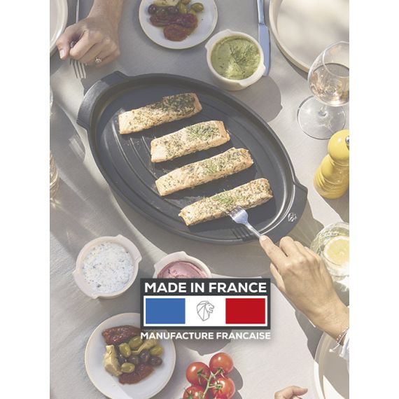 Блюдо-гриль овальное 41х26 см, h 4 см, GRILL TO TABLE, Peugeot, изображение 5